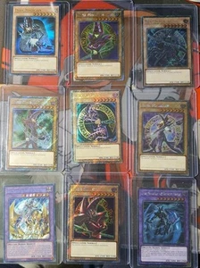 9 TARJETAS MAGO OSCURO ULTRA PLATINO SECRETO CUARTO DE SIGLO CABALLERO ARTES YUGIOH CASI NUEVO - Imagen 1 de 12