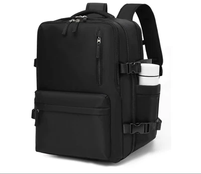 Travel Backpack Women Men, Carry On Backpack with USB Charging Port & Shoe Pouch - Image 1 of 4