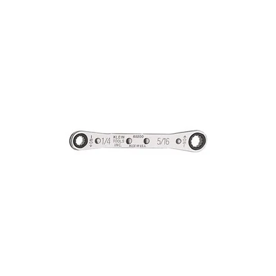 Klein Tools 68200 Ratcheting Box Wrench, Made in USA, 1/4-Inch x 5/16-Inch  - Image 1 of 2