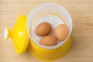 Half Boiled Egg Maker Original Made in Malaysia Yellow Color - Picture 1 of 1