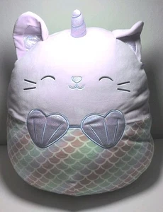 Squishmallow Anya Caticorn Mermaid 16" Plush Stuffed Animal S45 - Picture 1 of 7