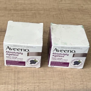 2x Aveeno Absolutely Ageless regenerierende Nachtcreme Brombeerkomplex 1,7 oz - Bild 1 von 7