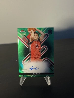 2022-23 Topps Finest OTE Eli Ellis #FAA-EE Rookie Green Wave Auto /99 - Image 1 of 2