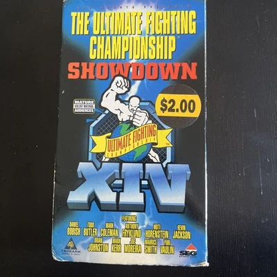 UFC XIV Showdown 14 VHS MMA Pride Coleman Smith Kerr Bellator Pancrase 1997 Rare Foto 1 de 4