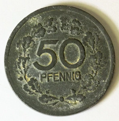 GERMANY (Vohwinkel) 50 Pfennig 1918 - Zinc - Notgeld - VF - 2875 - Image 1 of 2