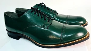STACY ADAMS MADISON 00019 OXFORD Men's SHOES SIZE 13 D US Green COLOR - Picture 1 of 12