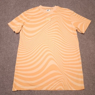 Nike Sportswear Essential Dress Womens Medium Orange Athletic Loose Tee Mini - Image 1 of 4