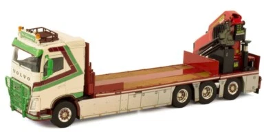 WSI - VOLVO FH4 pianale 8x4 con gru di carico PALFINGER PK65002SH VAN CAUDENB... - Immagine 1 di 2
