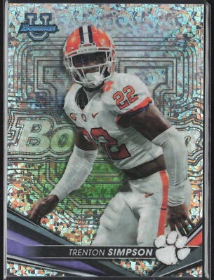 Trenton Simpson 2022 Bowman Best University #34 Mini Diamond Refractor /299 - Image 1 of 2