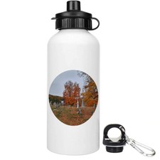 600ml "Outono Cemitério 'Reutilizável Garrafa De Água/Bebidas (WT00004885)