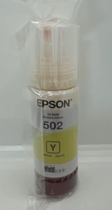 ✨ BRAND NEW Epson EcoTank 502 ~Yellow~ Ink Bottle T502420 Exp 11/2025 ✨ - Picture 1 of 6