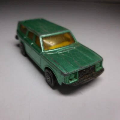 Macchina Miniatura In Metallo Verde VOLVO 245 DL CORGI Juniors Made In UK N7209 - Immagine 1 di 4