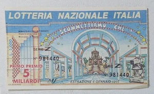 80815 259/tt Biglietto LOTTERIA NAZIONALE Italia 1995 - Scommettiamo che..? - Picture 1 of 3