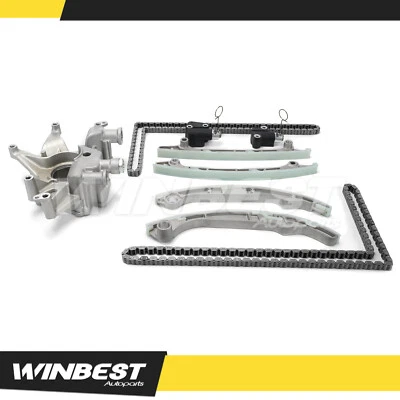 Timing Chain Kit Oil Pump for 04-09 Infiniti Nissan Armada Pathfinder 5.6 VK56DE - Image 1 of 4