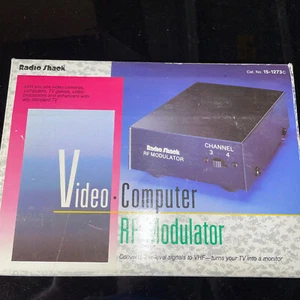 Video/Computer RF Modulator 15-1273A Radio Shack With Box & Instructions - Picture 1 of 1