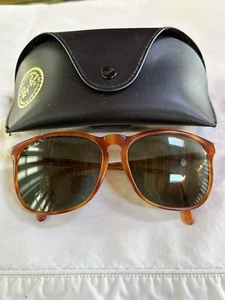 Ray-Ban USA Vintage B&L 80s TraditionalS Style E1 Tortoise Sunglasses & case - Picture 1 of 19
