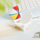 Coastal Table Decor: Mini Beach Chair and Umbrella Set for Your Desk