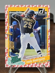 ENDY RODRIGUEZ 2023 Panini Donruss Rated Prospect 100 Emoji /100!!! Pirates!!! - Picture 1 of 2
