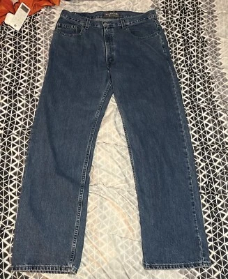 Vintage Y2K SilverTab Levi's Men's Relaxed Fit Jeans Medium Wash W34 L30 - Image 1 of 4