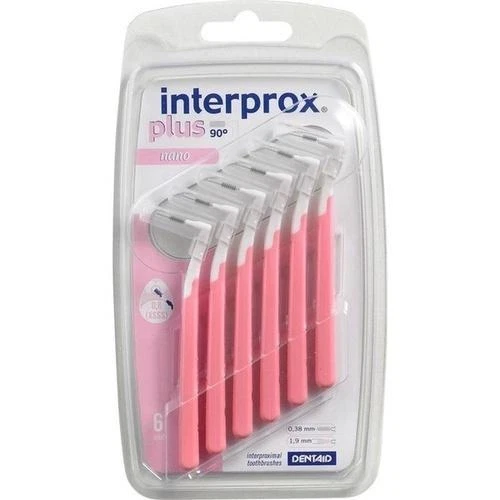 DENTAID GMBH INTERPROX plus nano rosa Interdentalbürste 6 St PZN 5532351