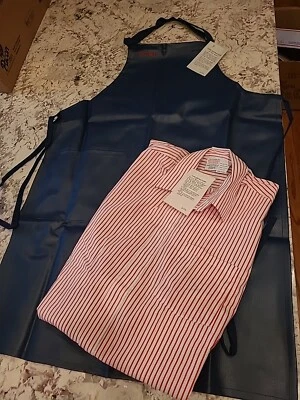 Vintage SAFEWAY Grocery Store Employee Uniform Shirt & Apron Medium NEW NOS - Image 1 of 4