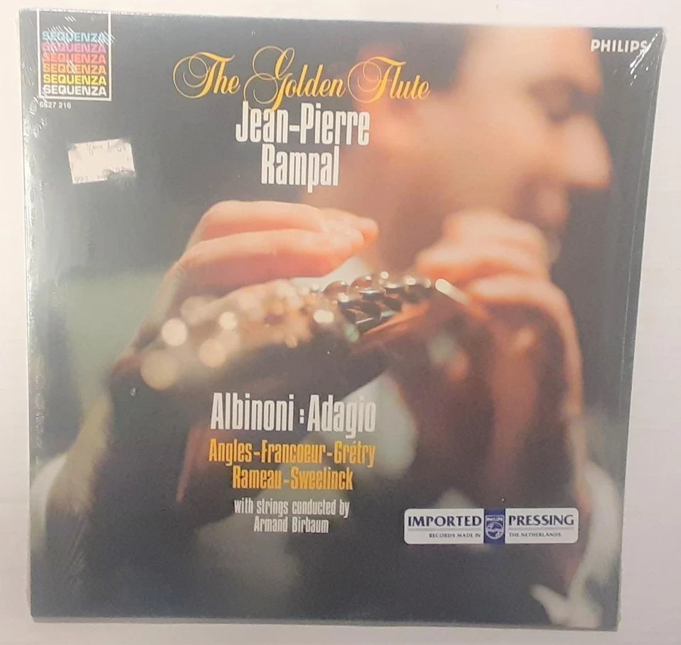 The Golden Flute Jean-Pierre Rampal Record LP Sealed Philips 6527216 Netherlands - Image 1 of 1