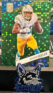 2023 Panini Donruss Elite - Austin Ekeler #8 Green Disco - Chargers - Picture 1 of 3