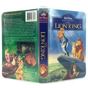 The Lion King VHS Walt Disney Masterpiece Collection 1995 Matthew Broderick - Picture 1 of 6