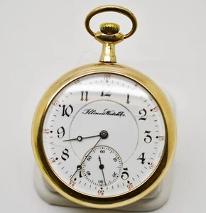 Working Illinois 17 Jewel Open Face Gold Filled Pocket Watch #WATCH035 - Picture 1 of 5