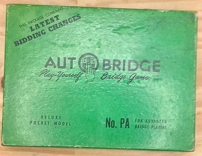 AutoBridge 1957 Play Yourself Bridge Game Advanced Course Parts & Repair - Image 1 of 4