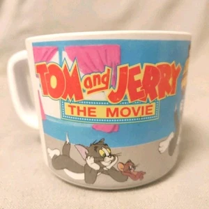 Vintage 1992 Tom und Jerry Cartoon Film Plastikbecher Tasse 34 Jahre alt - Bild 1 von 13