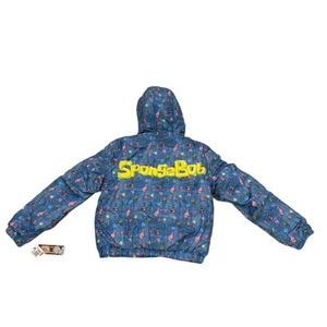 New Members Only Hooded Jacket Nickelodeon SpongeBob SquarePants Juniors Small - Picture 1 of 17