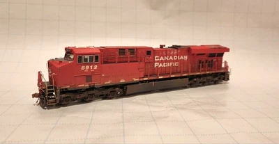 Custom Weathered HO Scale ScaleTrains Canadian Pacific ES44AC 8912 DCC Ready - Image 1 of 4