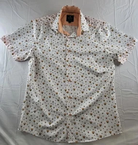 Tom Baine Shirt Men’s Size Large White Collection Pride LGBT Rainbow Heart L - Picture 1 of 14