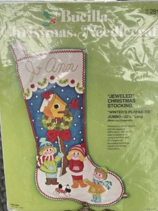 Kit de Medias Apliques de Fieltro Bucilla De Colección STOCKING STUFFER #2810 EE. UU. Nuevo - Imagen 1 de 3