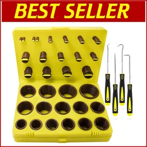 Kit de juntas tóricas Viton de 386 piezas de alta resistencia con herramientas de extracción para plomería e hidráulica - Imagen 1 de 9