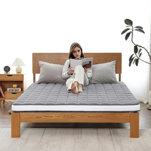 Japanese Futon Floor Mattress, Twin Size Thick Tatami Mat Portable & Foldable... - Picture 1 of 9