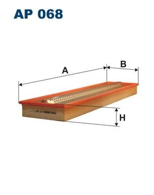 Filtron Filtro De Aire Compatible Con Mercedes-Benz T2/LN1 | AP 068 - Imagen 1 de 1