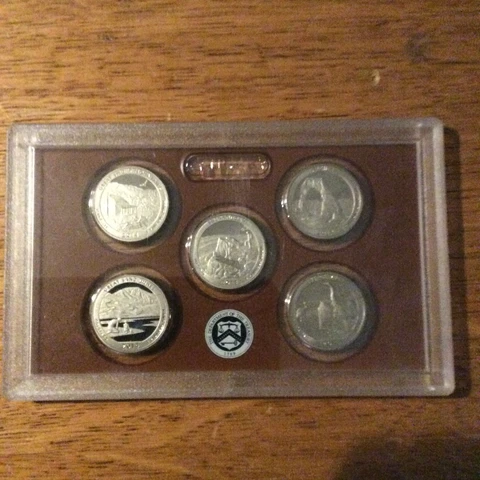 2014 S Clad Quarter Proof Set NO BOX or COA Cover