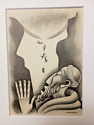 🔥1928 Ilustración de Miguel Covarrubias - PUENTE ROTO Foto 1 de 4