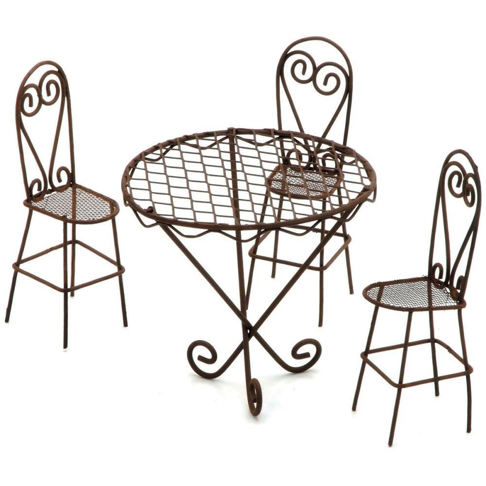 Timeless Miniatures - Wire Garden Table & Chairs Set - image 1 of 2