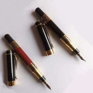 Metall Füllfederhalter Tinte nachfüllbar glatt schreibend Kalligraphie Büro Luxus Geschenk - Bild 1 von 7
