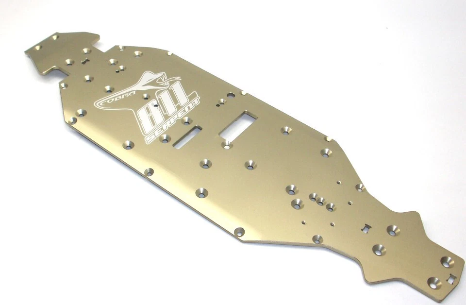 Serpent 1:8 4WD Cobra 2.2 Buggy GP Alu Chassis Plate 600687 SCN® - Immagine 1 di 1