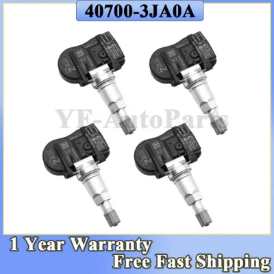 4x TPMS Tyre Pressure Sensor 40700-3JA0A for Nissan Murano For Infiniti Q50 Q60 - Image 1 of 4