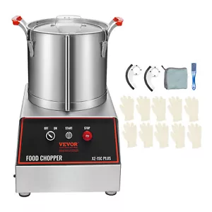 VEVOR Commercial Food Processor&Vegetable Chopper 15L Stainless Steel Blender - Picture 1 of 12
