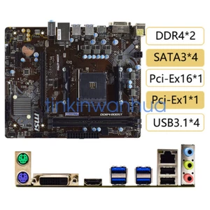 For MSI A320M-A PRO Socket AM4 DDR4 DVI+HDMI PCI-E 3.0 Motherboard - Picture 1 of 6