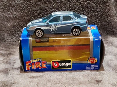 BURAGO ALFA ROMEO METALIZADO CORAL AZUL 1/43 STREET FIRE Foto 1 de 4