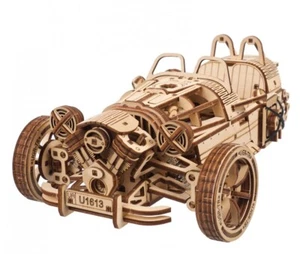 Mechanical UGEARS wooden 3D puzzle Model Three-wheeler UGR-S Constructor kit - Picture 1 of 9