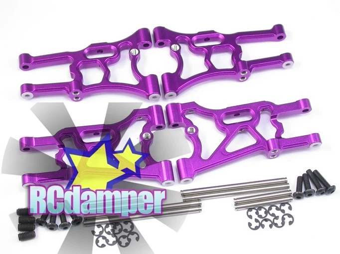 GPM ALUMINUM FRONT & REAR LOWER ARM P HPI 1/8 WR8 3.0 FLUX KEN BLOCK SUSPENSION - Image 1 of 1