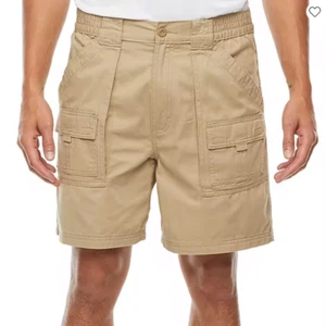 Pantalones Cortos Carga Senderismo St. John's Bay 7" Nuevos Tallas 38, 42 Caqui Británico - Imagen 1 de 4
